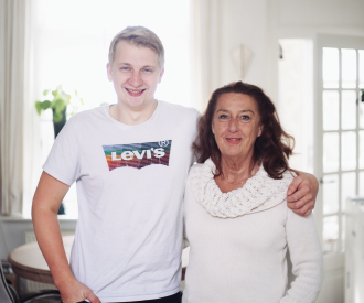 Portretfoto van Jesse en Monique die hun ervaringsverhaal vertellen over rouw en verlies
